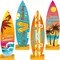 4 Pcs Surfboard Decorations for Party Surfboard Beach Signs Welcome to Paradise Sign Tropical Bar Table Centerpieces Endless Summer Wood Decor Flip Flop Letters for Home Decor(Tropical Style)